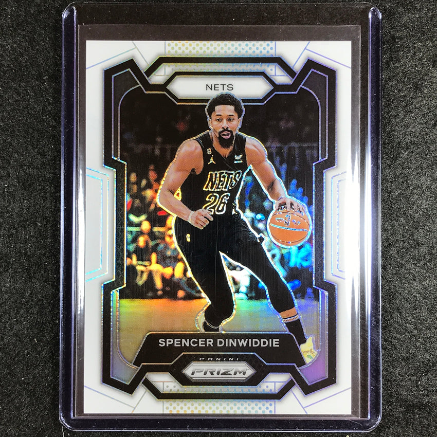 2023-24 Prizm Spencer Dinwiddie Base White 148/175 #84