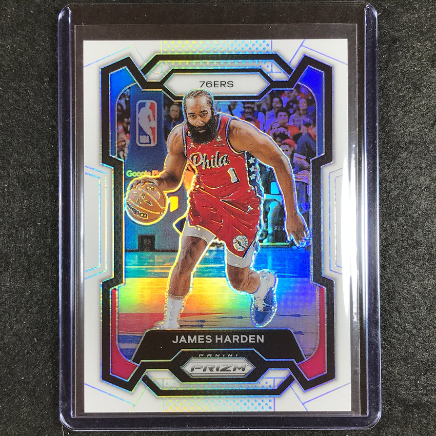 2023-24 Prizm James Harden Base White 100/175 No 98