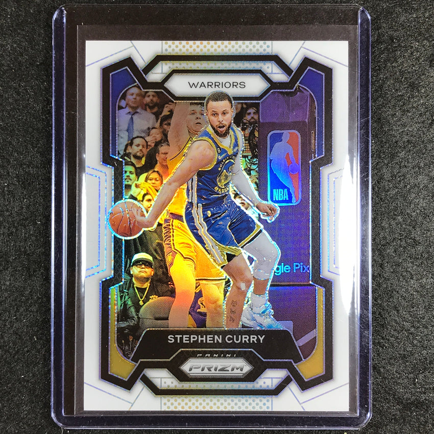 2023-24 Prizm Stephen Curry Base White 150/175 No 119