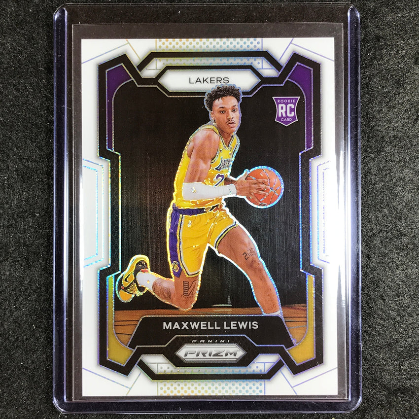 2023-24 Prizm Maxwell Lewis Rookie Base White 59/175 No 143