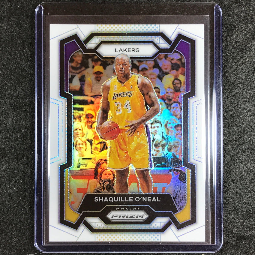 2023-24 Prizm Shaquille Oneal Base White 22/175 No 181