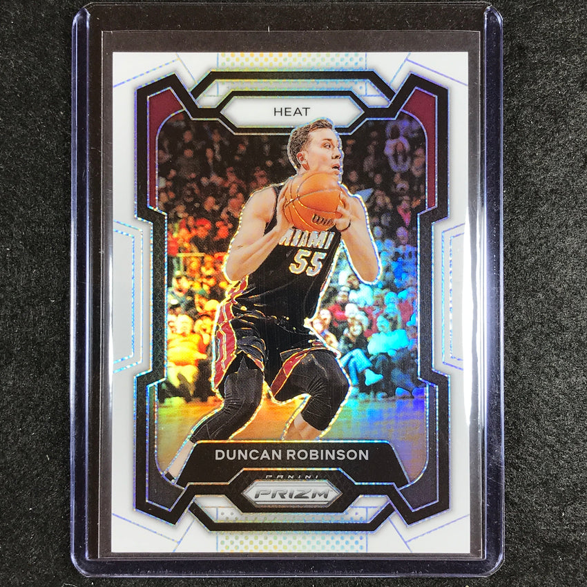 2023-24 Prizm Duncan Robinson Base White 69/175 No 208