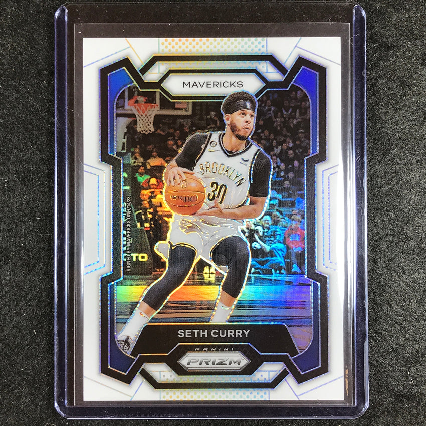 2023-24 Prizm Seth Curry Base White 106/175 #219