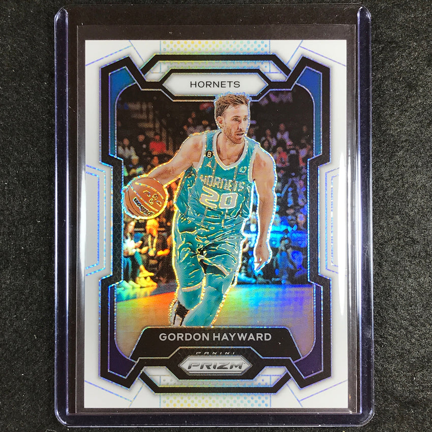 2023-24 Prizm Gordon Hayward Base White 160/175 #251