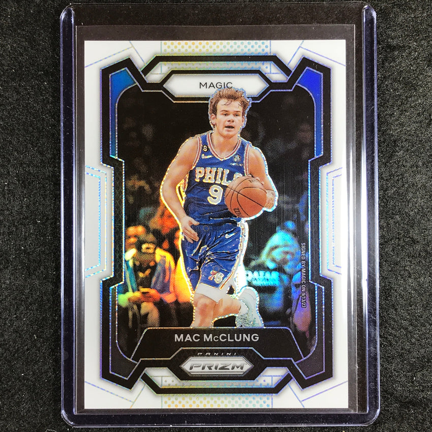 2023-24 Prizm Mac Mcclung Base White 123/175 #258