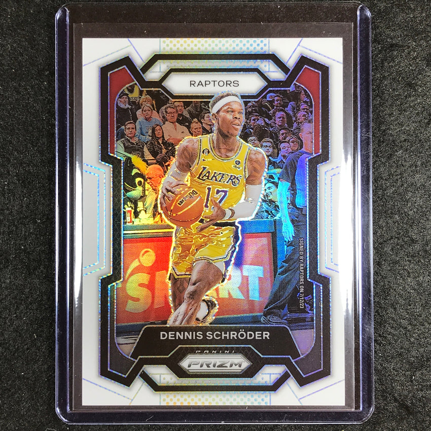 2023-24 Prizm Dennis Schroder Base White 68/175 #265