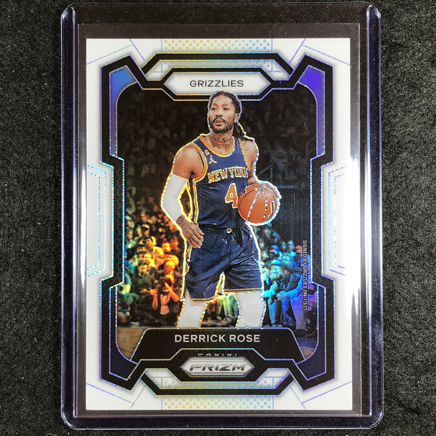 2023-24 Prizm Derrick Rose Base White 131/175 No 272
