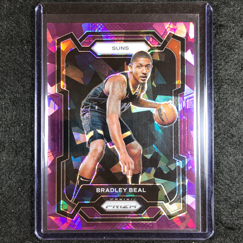 2023-24 Prizm Bradley Beal Base Purple Ice 44/149 #64