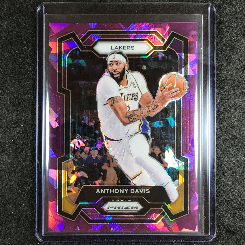 2023-24 Prizm Anthony Davis Base Purple Ice 81/149 No 94