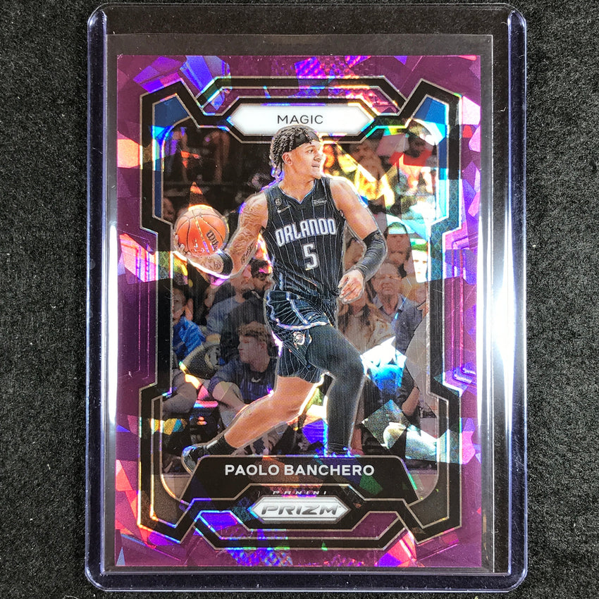 2023-24 Prizm Paolo Banchero Base Purple Ice 29/149 No 100