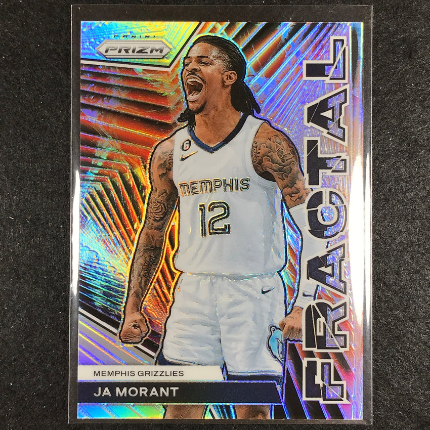 2023-24 Prizm Ja Morant Fractal Silver Prizm No 5