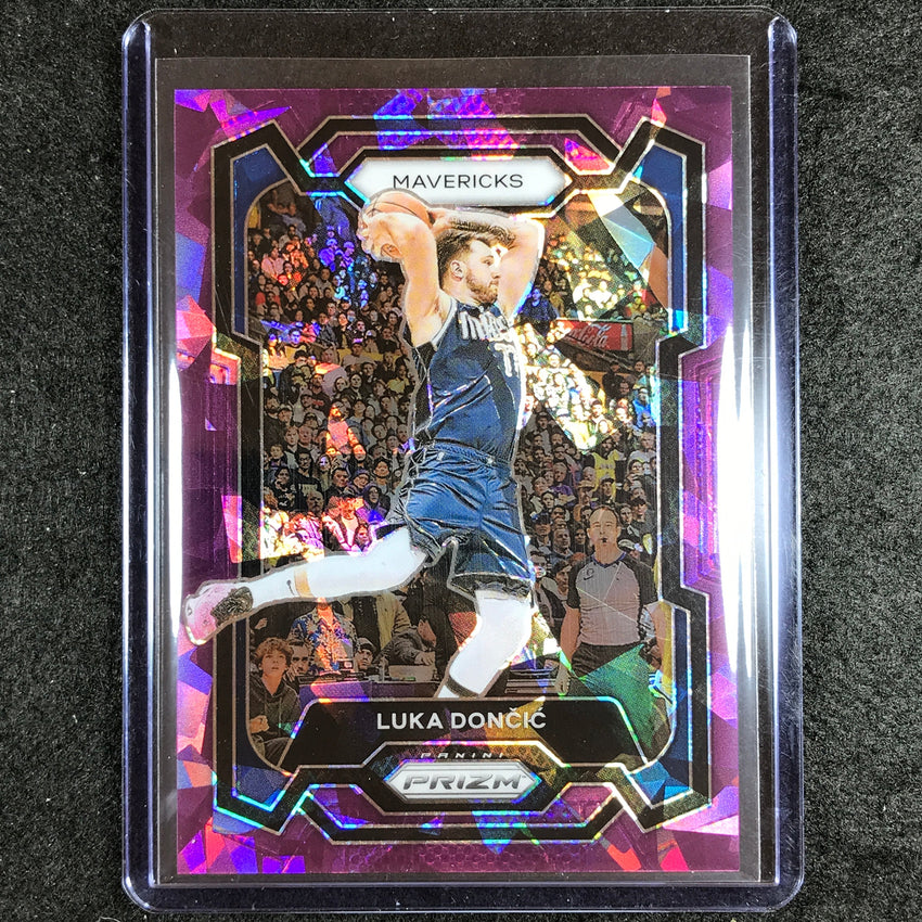 2023-24 Prizm Luka Doncic Base Purple Ice 136/149 No 110