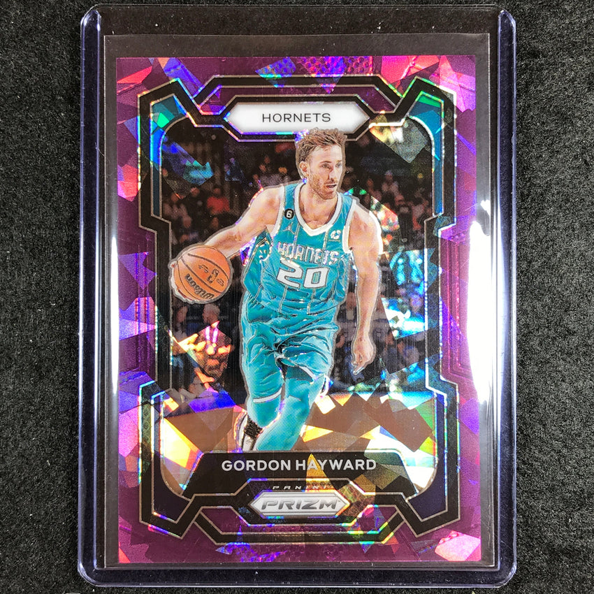 2023-24 Prizm Gordon Hayward Base Purple Ice 39/149 #251