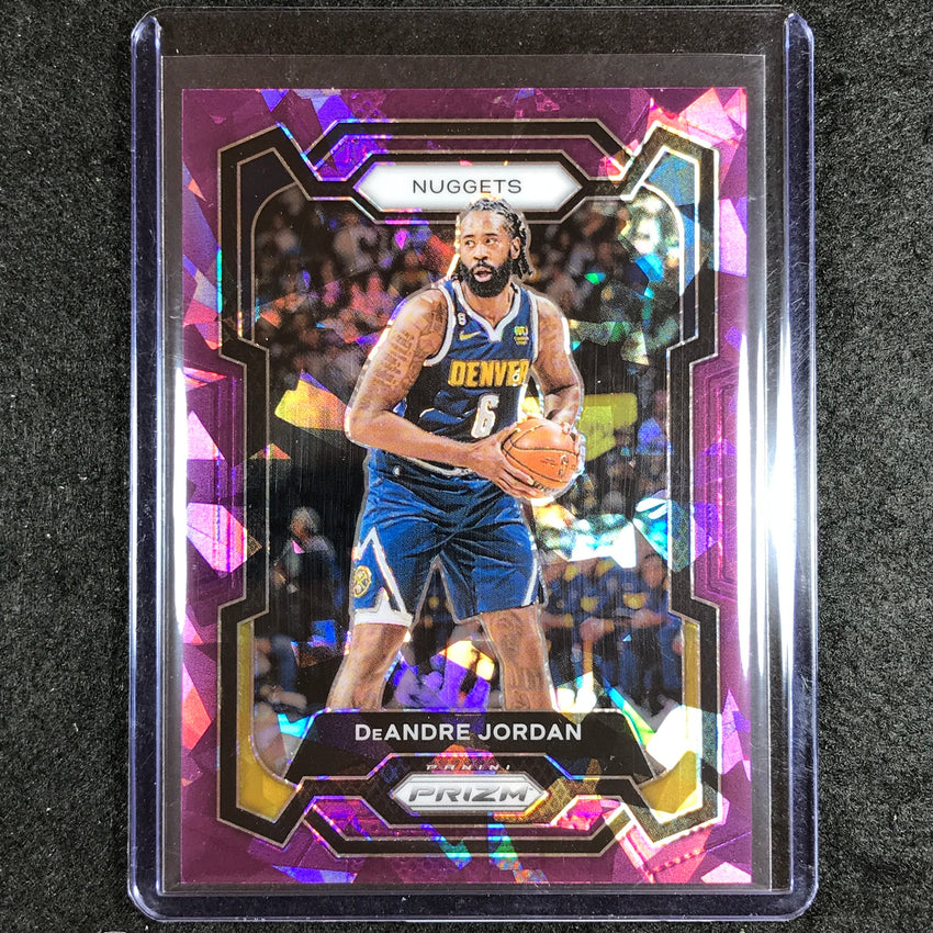 2023-24 Prizm Deandre Jordan Base Purple Ice 137/149 #271