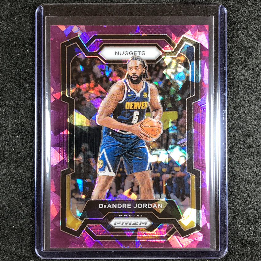 2023-24 Prizm Deandre Jordan Base Purple Ice 63/149 #271