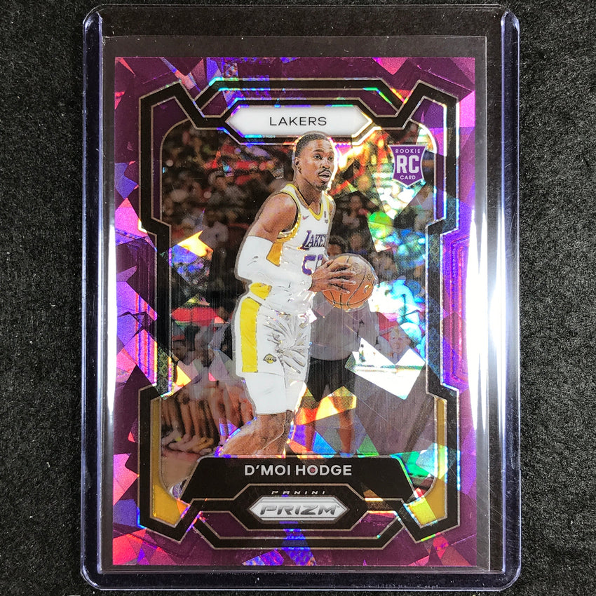2023-24 Prizm Dmoi Hodge Rookie Base Purple Ice 71/149 #298