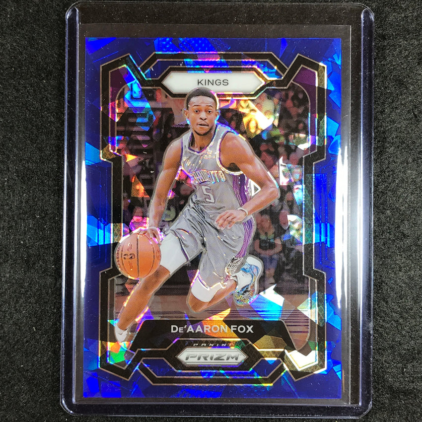 2023-24 Prizm Deaaron Fox Base Blue Ice 45/125 #6