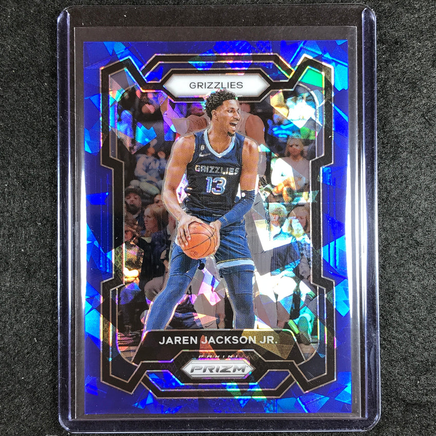 2023-24 Prizm Jaren Jackson Jr. Base Blue Ice 93/125 #61