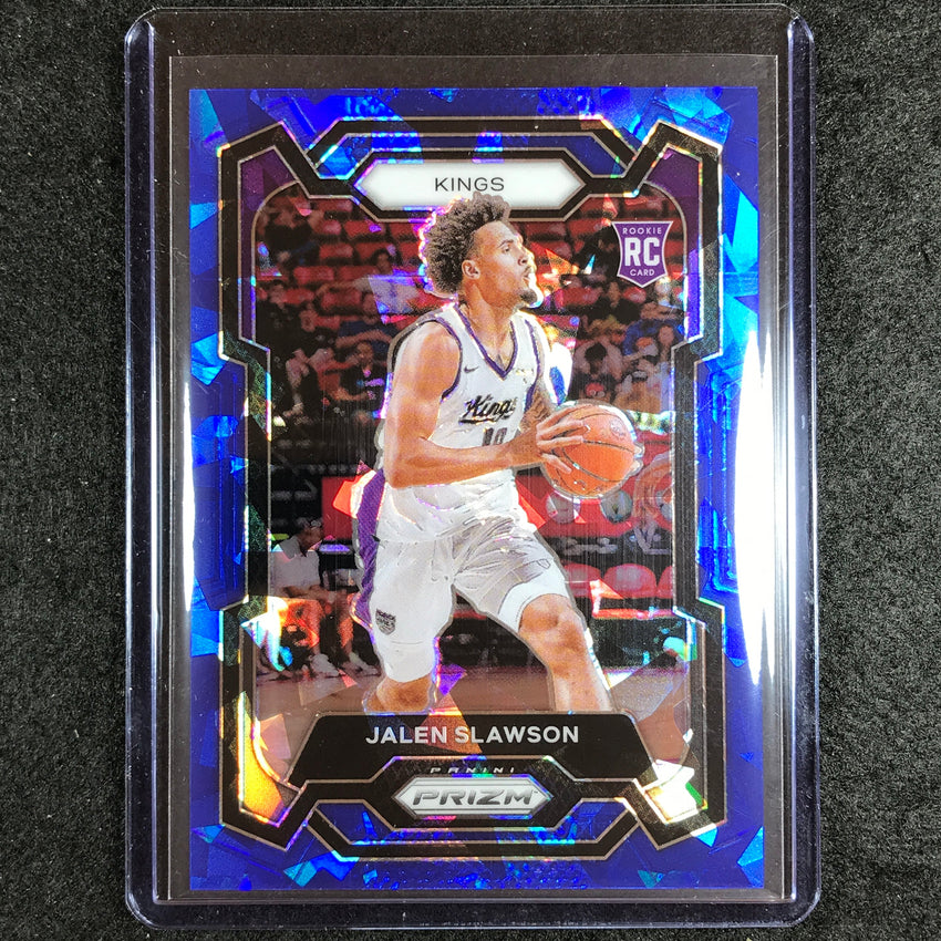 2023-24 Prizm Jalen Slawson Rookie Base Blue Ice 107/125 #149