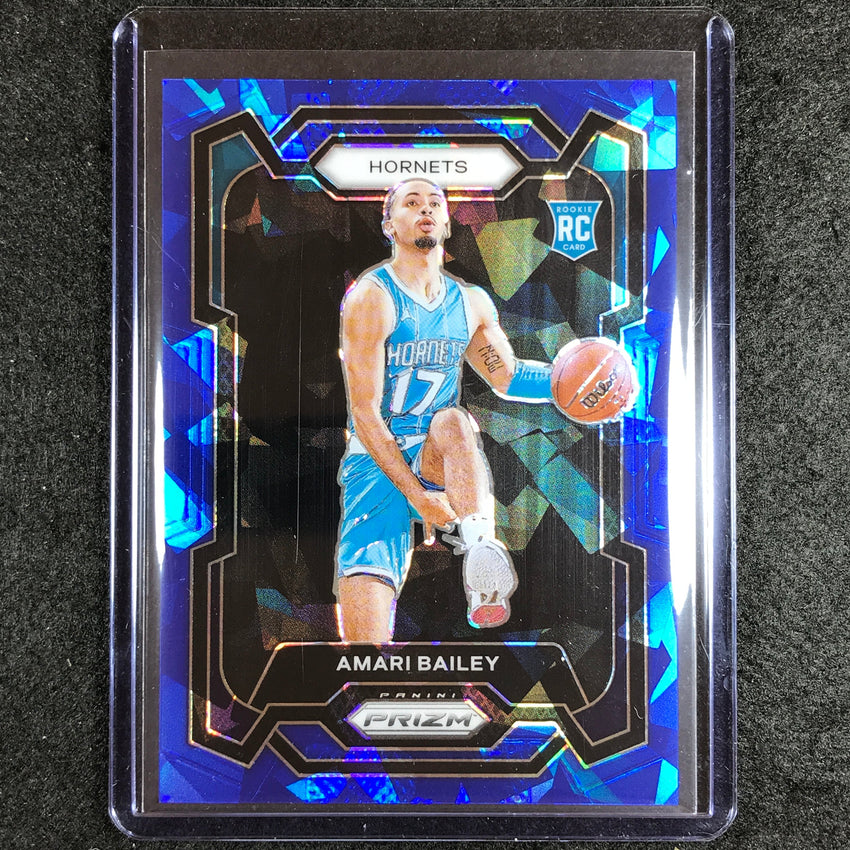 2023-24 Prizm Amari Bailey Rookie Base Blue Ice 22/125 No 162