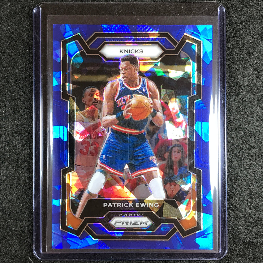 2023-24 Prizm Patrick Ewing Base Blue Ice 120/125 No 188