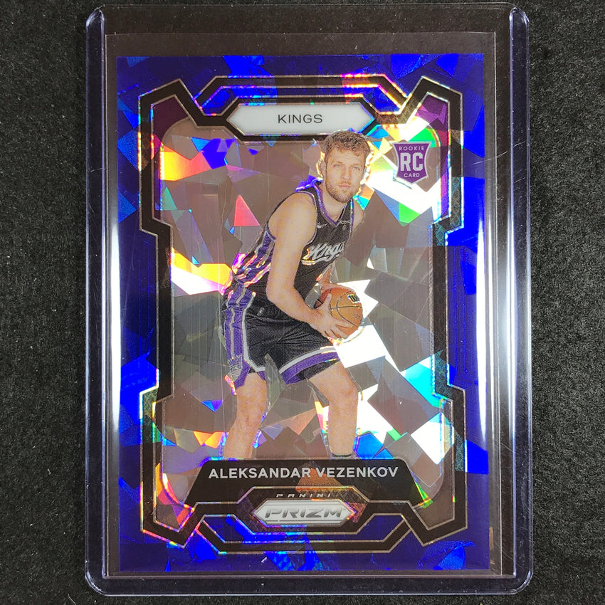 2023-24 Prizm Aleksandar Vezenkov Rookie Base Blue Ice 11/125 No 281