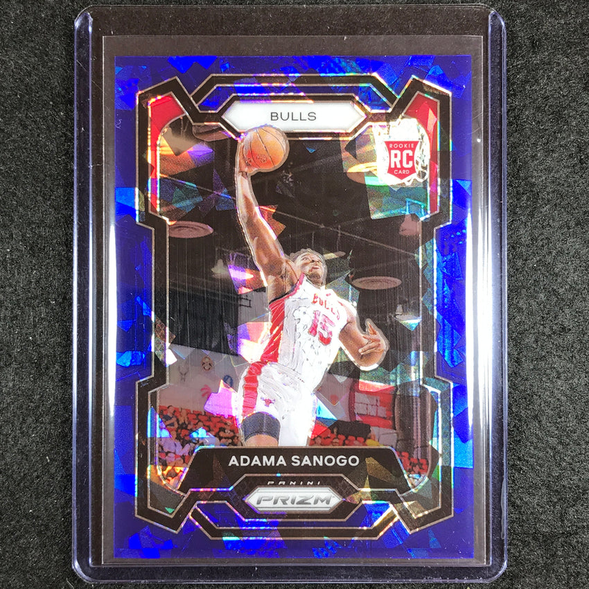 2023-24 Prizm Adama Sanogo Rookie Base Blue Ice 64/125 #286