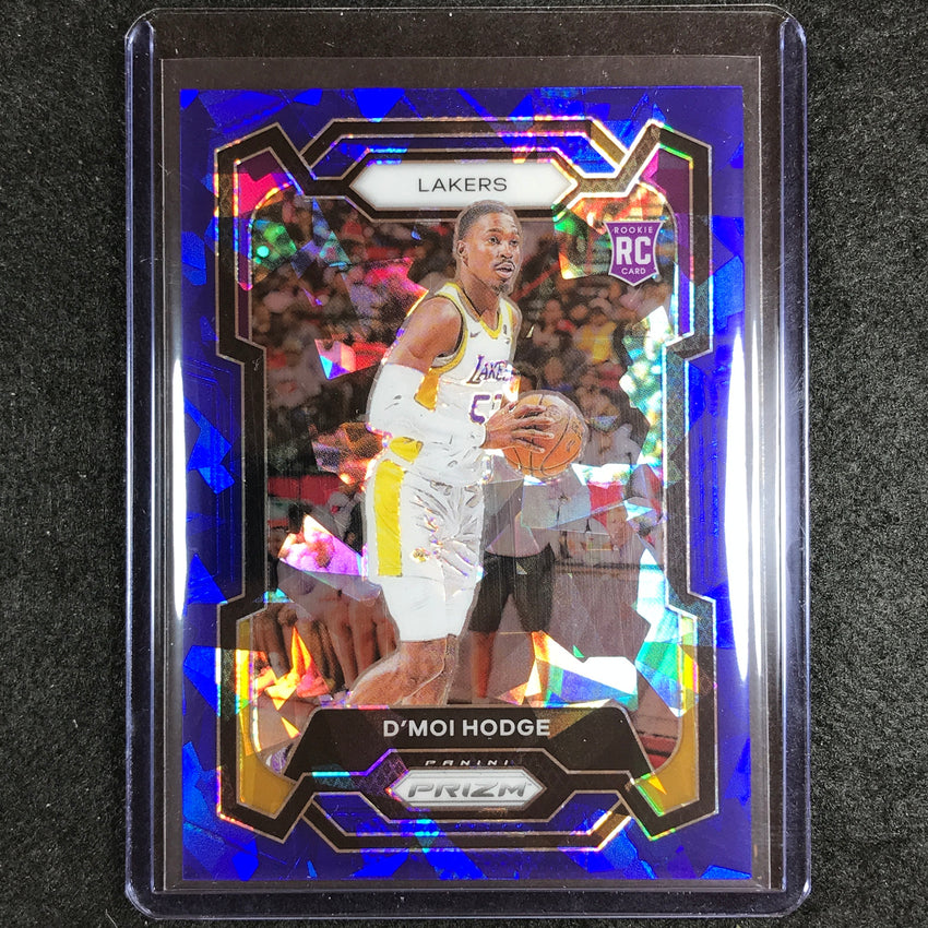 2023-24 Prizm Dmoi Hodge Rookie Base Blue Ice 60/125 #298