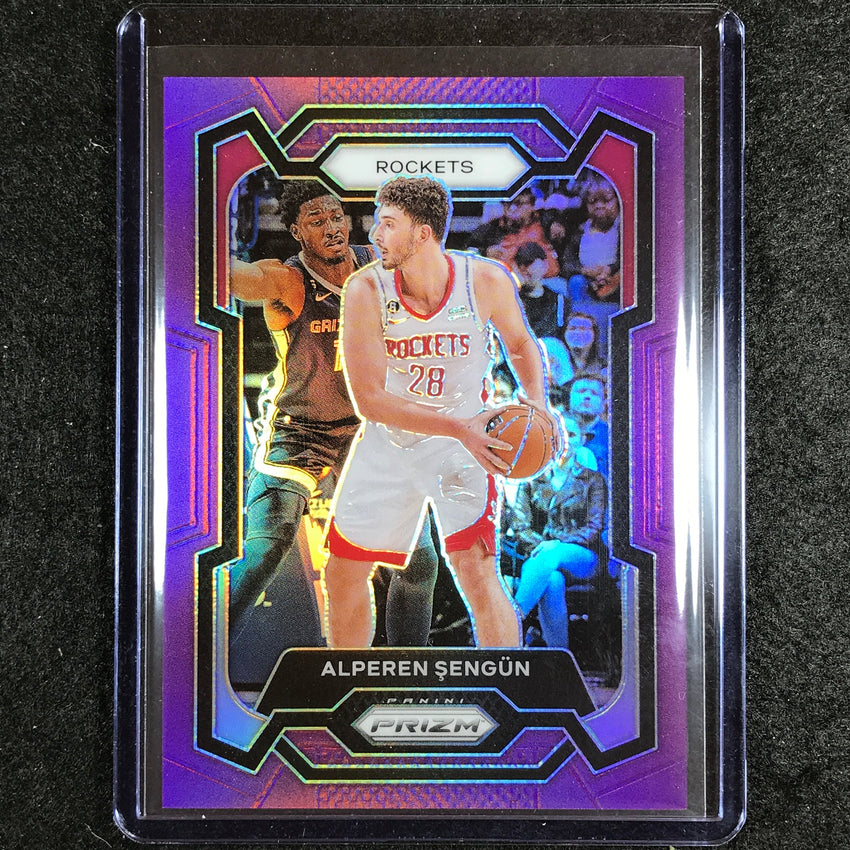 2023-24 Prizm Alperen Sengun Base Purple 75/99 No 20