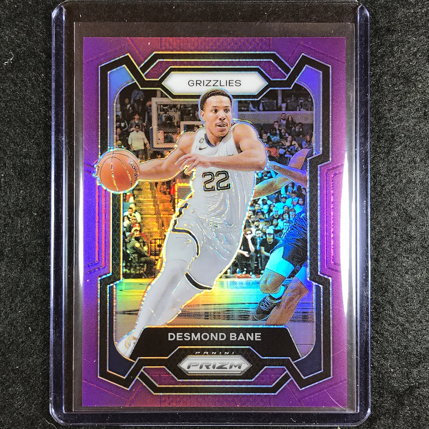 2023-24 Prizm Desmond Bane Base Purple 3/99 #105