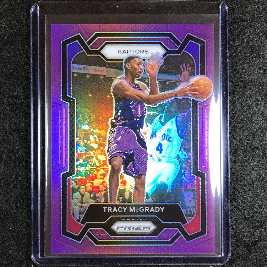 2023-24 Prizm Tracy Mcgrady Base Purple 72/99 No 196