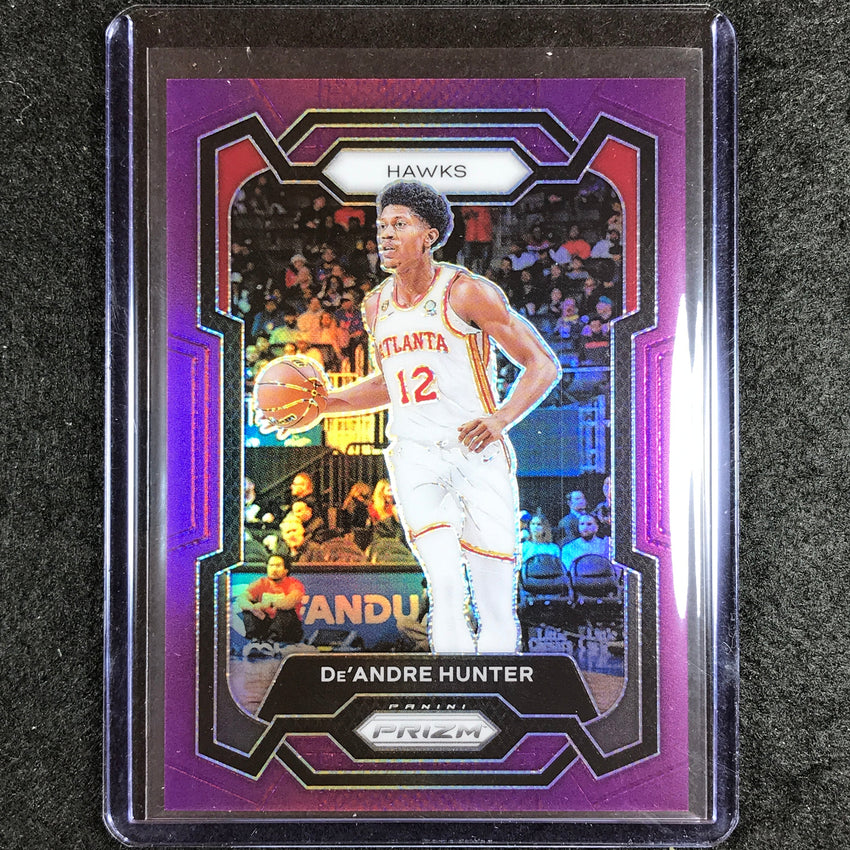 2023-24 Prizm Deandre Hunter Base Purple 27/99 #207