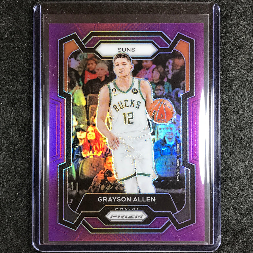 2023-24 Prizm Grayson Allen Base Purple 38/99 #226