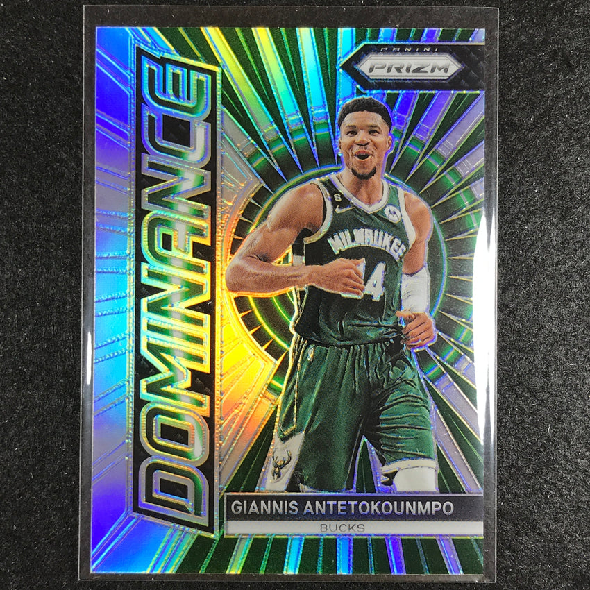2023-24 Prizm Giannis Antetokounmpo Dominance Silver Prizm #7