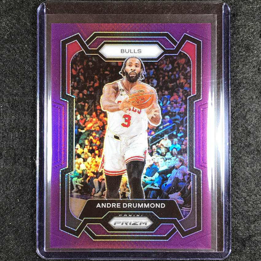 2023-24 Prizm Andre Drummond Base Purple 79/99 #256