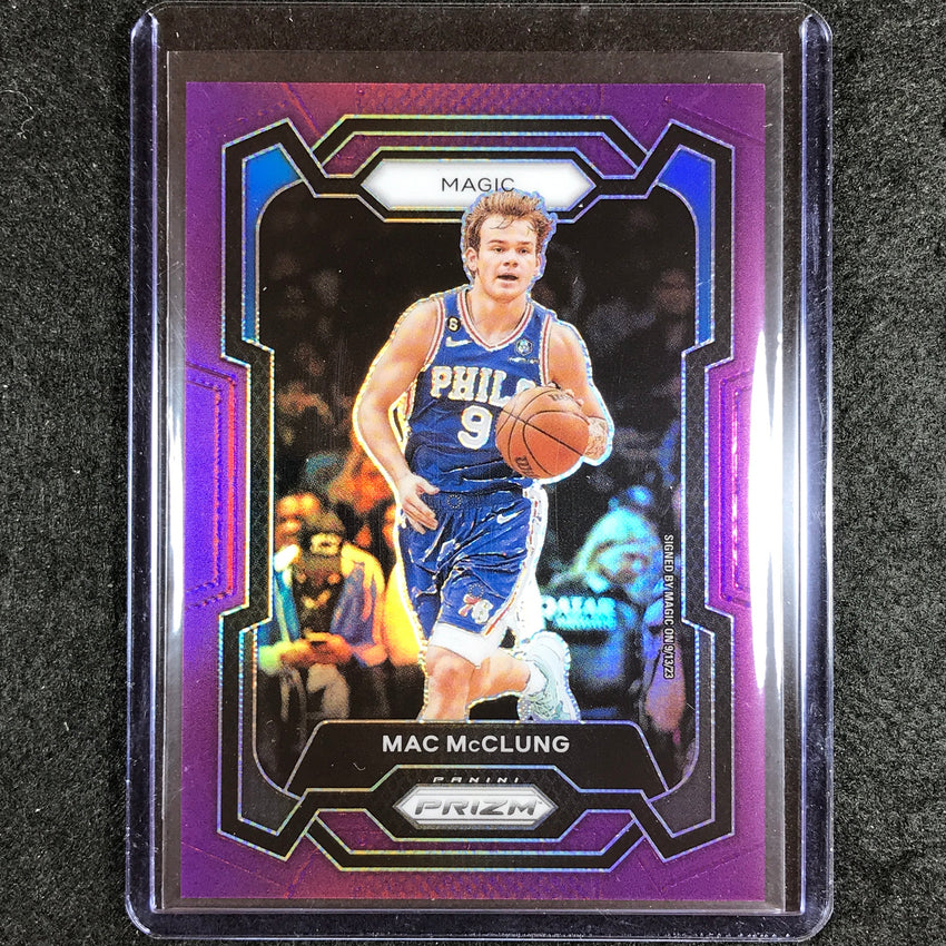 2023-24 Prizm Mac Mcclung Base Purple 11/99 No 258