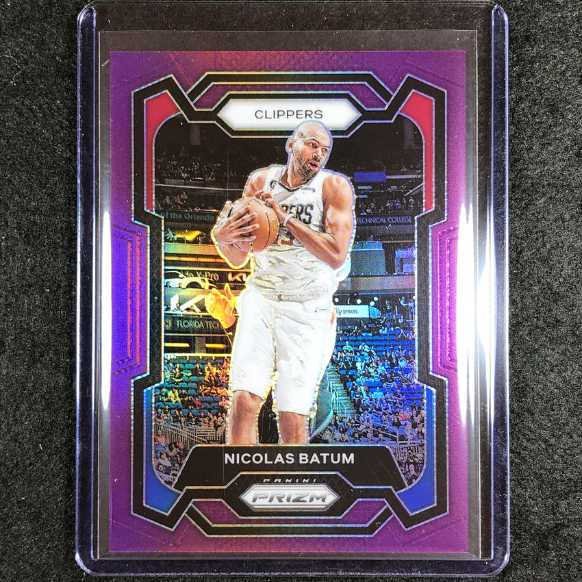 2023-24 Prizm Nicolas Batum Base Purple 56/99 #262