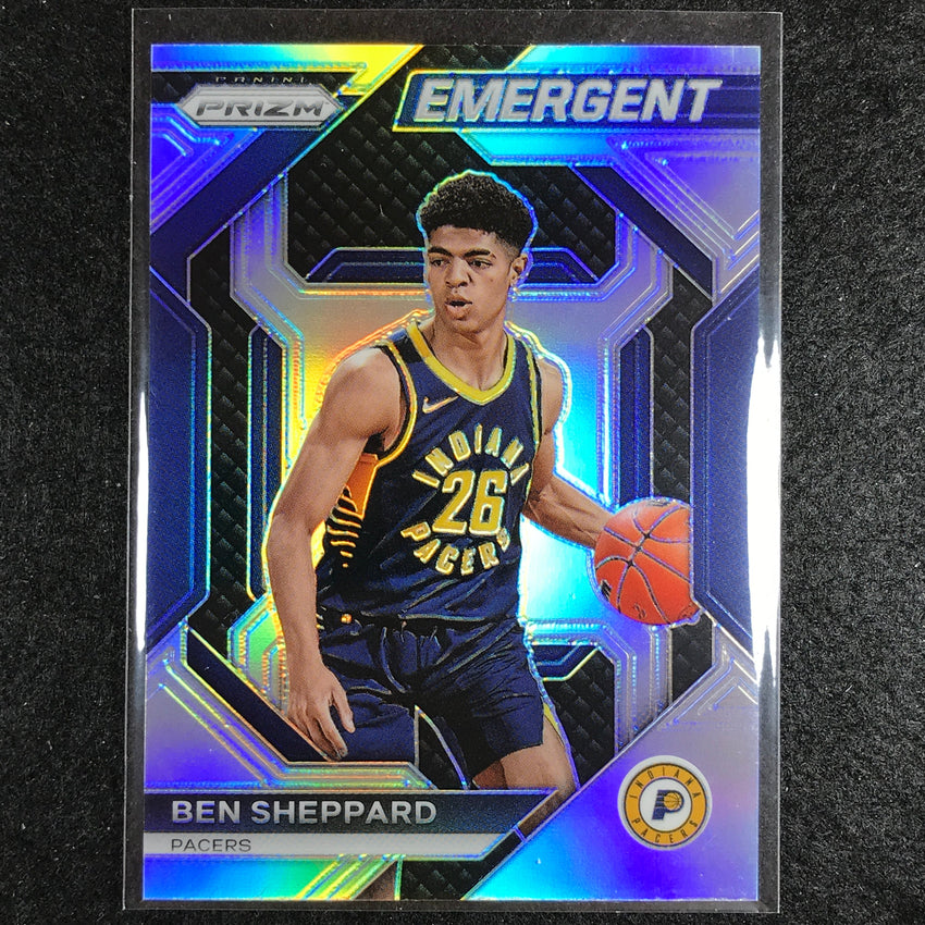 2023-24 Prizm Ben Sheppard Emergent Rookie Silver Prizm #14