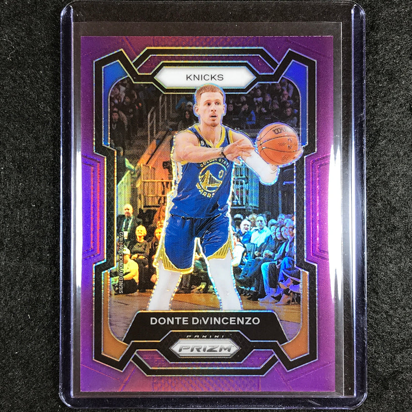 2023-24 Prizm Donte Divincenzo Base Purple 99/99 #280