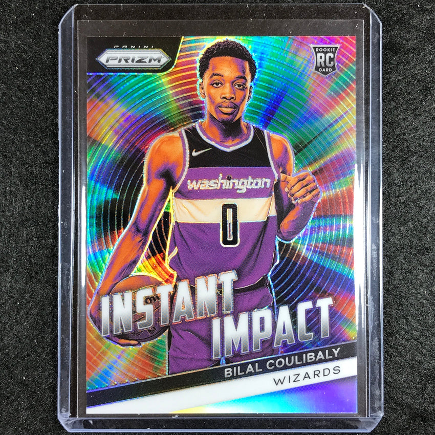 2023-24 Prizm Bilal Coulibaly Instant Impact Rookie Silver Prizm No 19