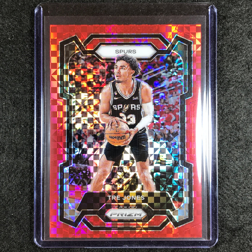 2023-24 Prizm Tre Jones Base Red Power 50/75 #232