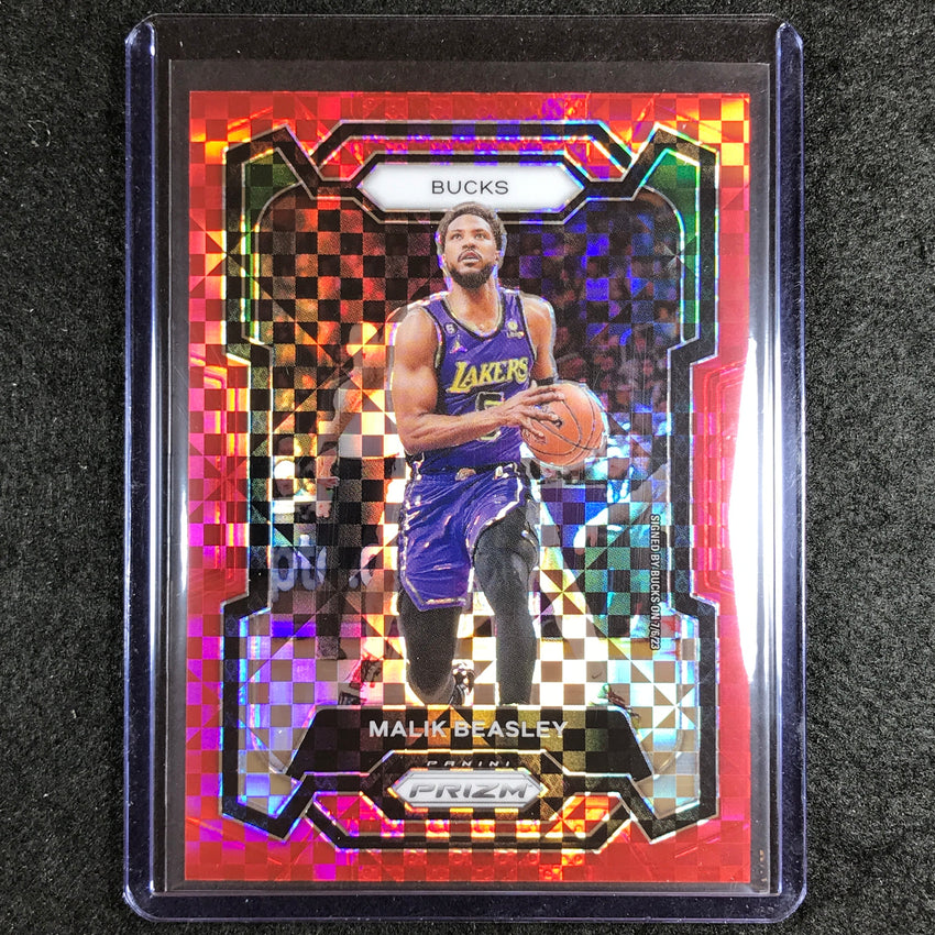 2023-24 Prizm Malik Beasley Base Red Power 22/75 #237