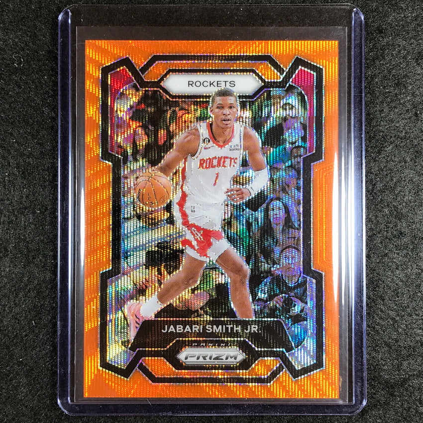 2023-24 Prizm Jabari Smith Jr. Base Orange Wave 16/60 #49