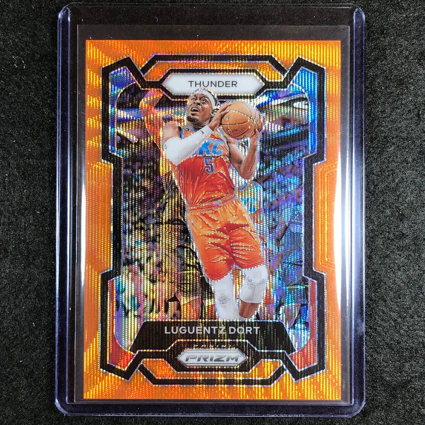 2023-24 Prizm Luguentz Dort Base Orange Wave 51/60 No 254