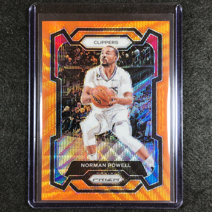 2023-24 Prizm Norman Powell Base Orange Wave 1/60 No 274