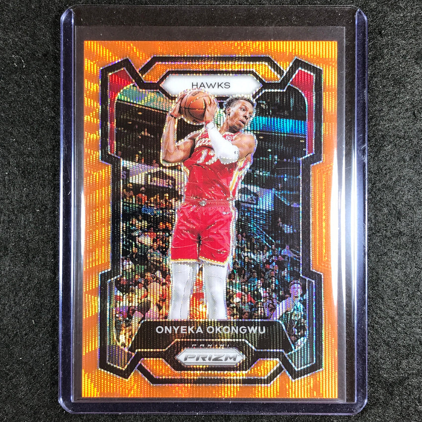 2023-24 Prizm Onyeka Okongwu Base Orange Wave 43/60 #290