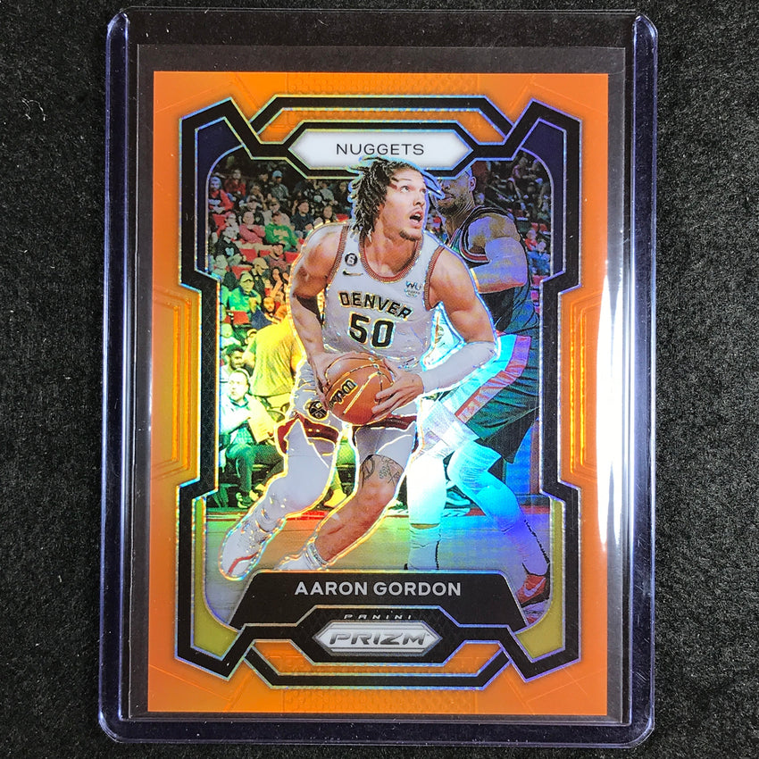 2023-24 Prizm Aaron Gordon Base Orange 18/49 No 12