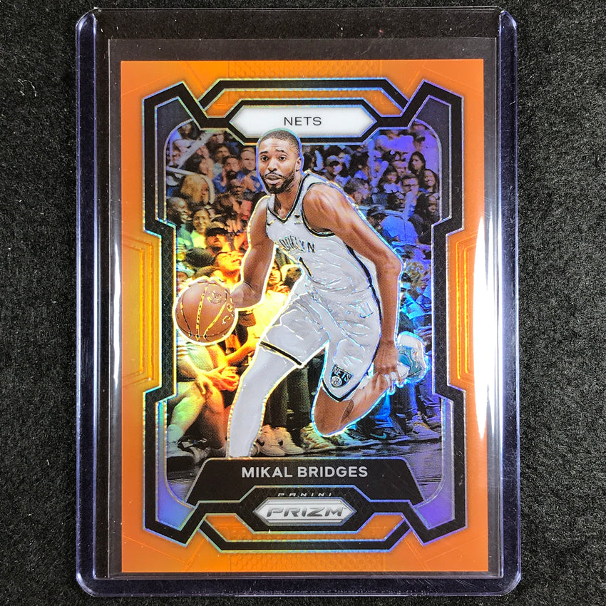 2023-24 Prizm MIKAL BRIDGES Base Orange 43/49 #46