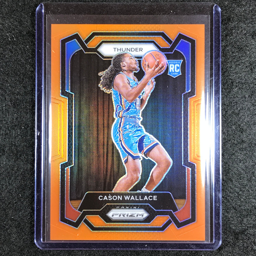 2023-24 Prizm Cason Wallace Rookie Base Orange 36/49 No 139