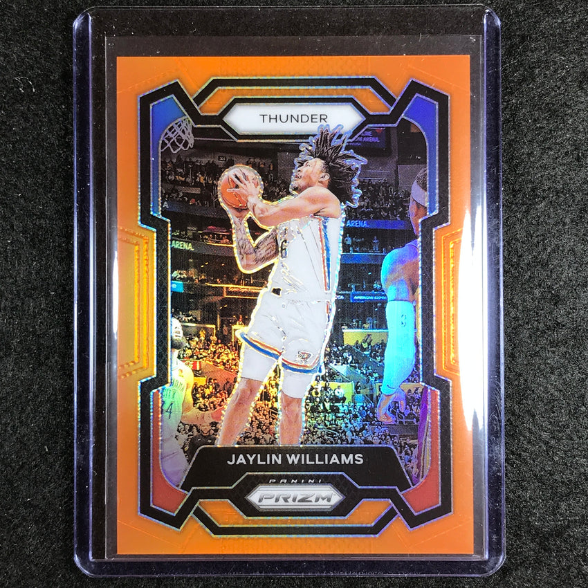 2023-24 Prizm Jaylin Williams Base Orange 14/49 #214